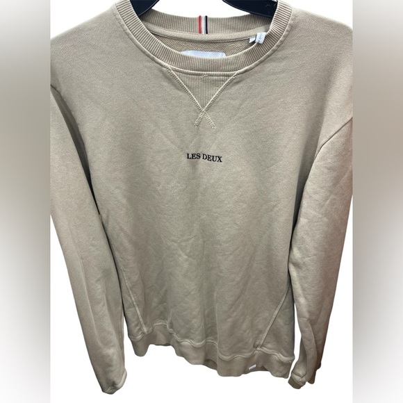 Les Deux Other - Les Deux Men's Beige round Crewneck Sweater XS Portugal